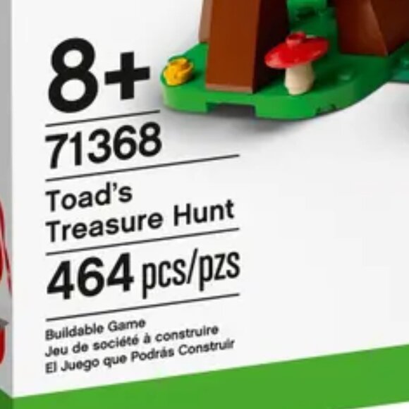 Brand New Lego Super Mario Toad's Treasure Hunt Expansion Set 71368 - Picture 2 of 9